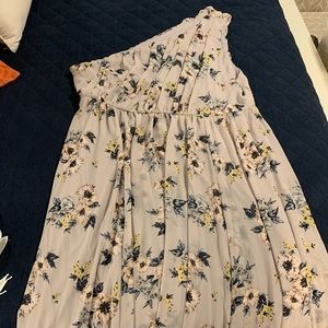 Torrid one shouldered special occasion dress